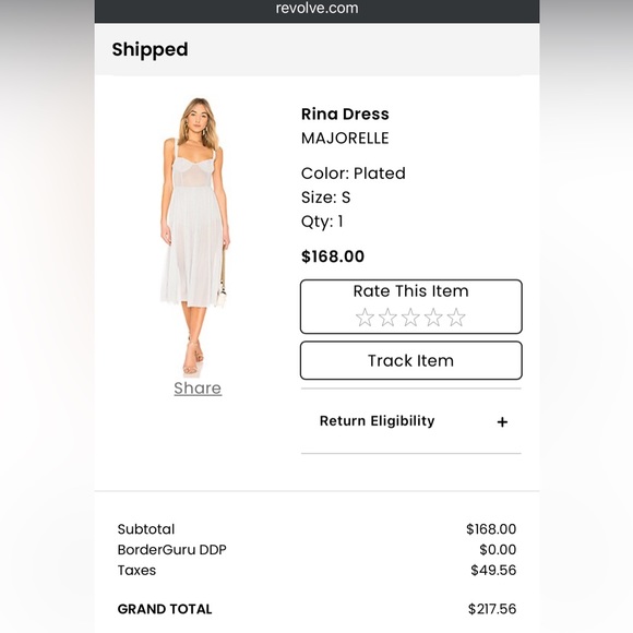 Rina Dress by Majorelle (S) - Picture 6 of 6